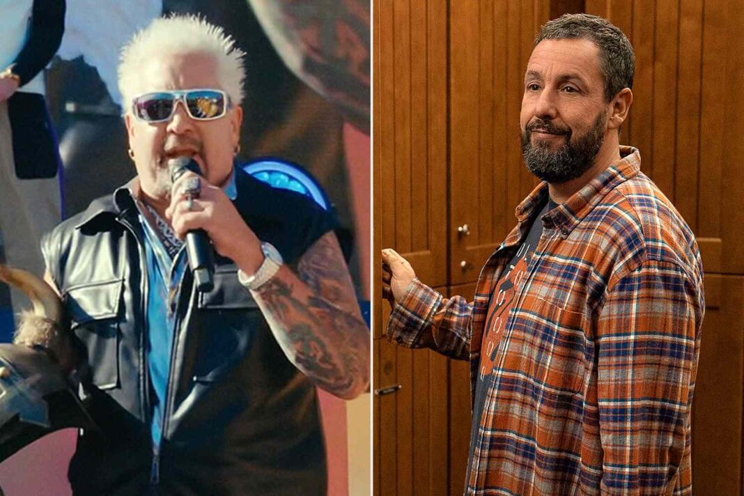 Guy Fieri Tees Up Flavor in ‘Happy Gilmore 2’ Cameo, Thanks Adam Sandler for Creative Freedom