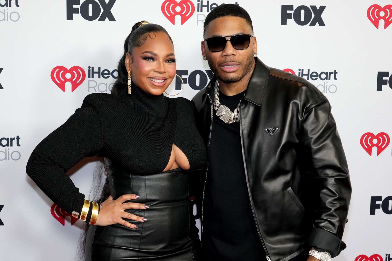 Ashanti and Nelly attend the 2025 iHeartRadio Music Awards at Dolby Theatre