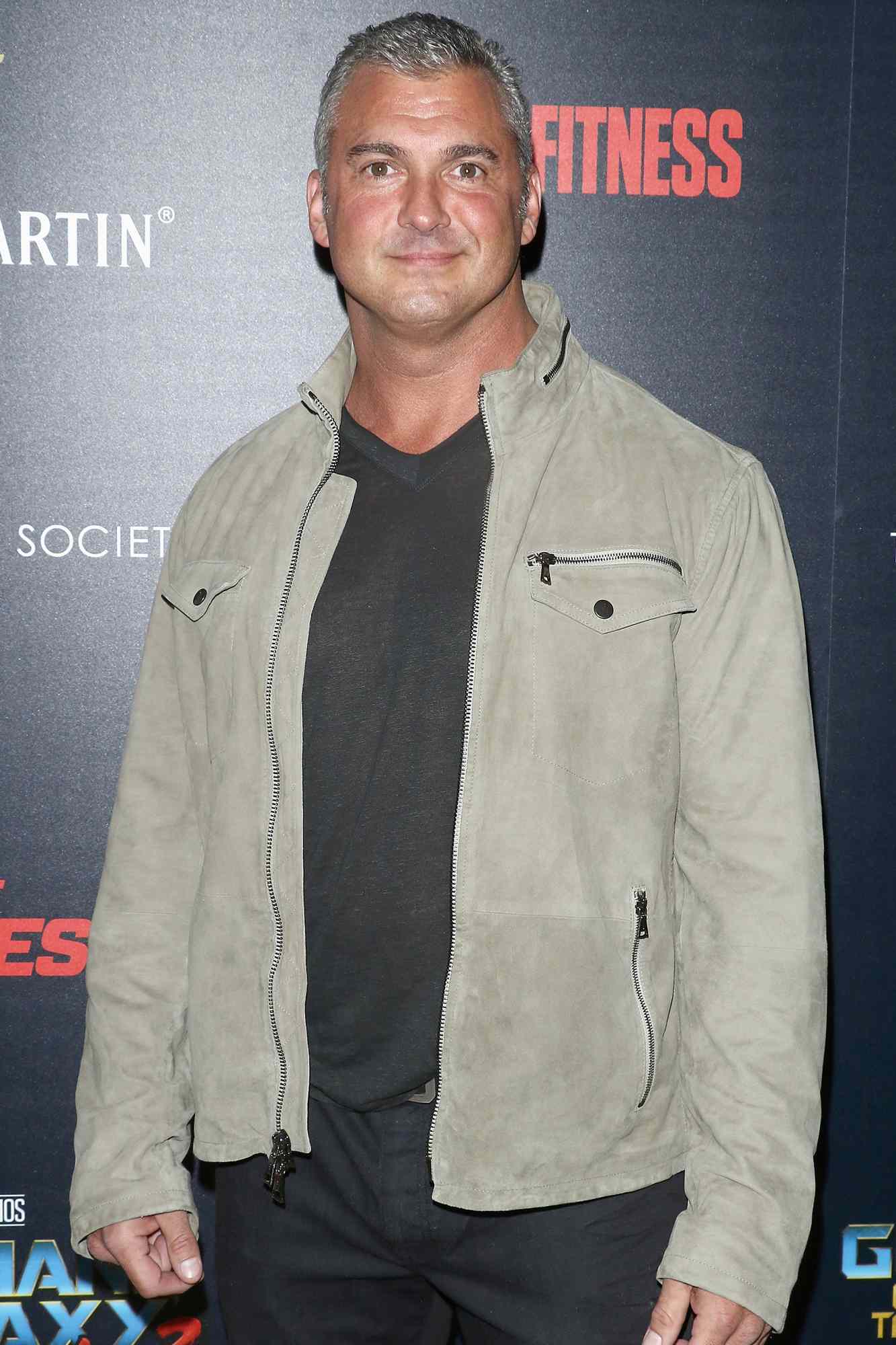 Shane McMahon attends the screening of Marvel Studios