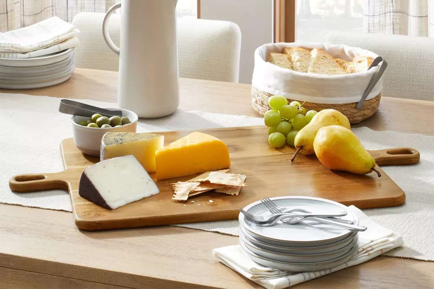 Target Hearth & Hand with Magnolia Large Double Handle Wood Serve Board