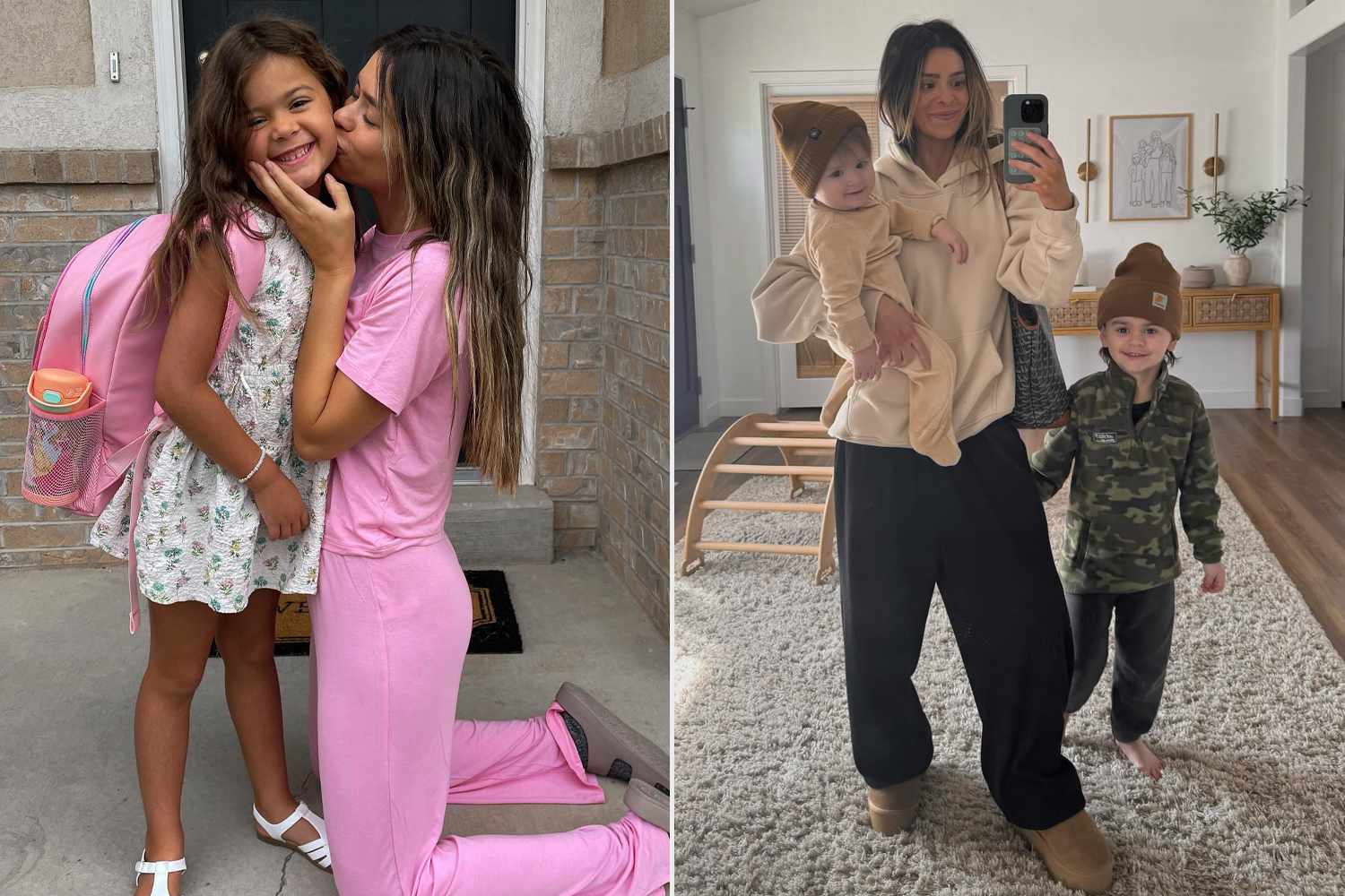 Taylor Frankie Paul with her kids