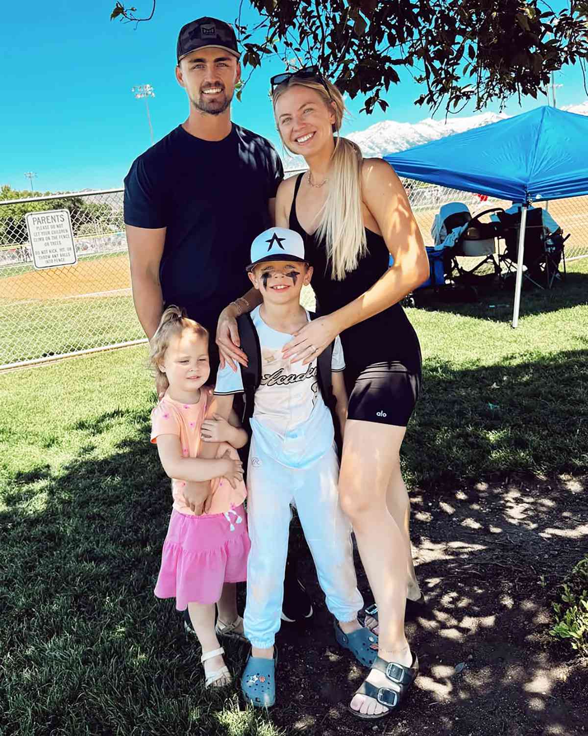 Mayci Neeley, Jacob Neeley, and children Hudson and Harlow