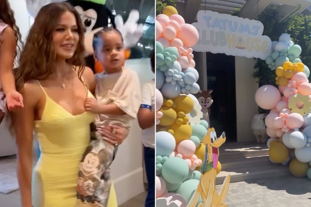 Khloé Kardashian Throws Extravagant “Mickey Mouse Clubhouse” Bash for Son Tatum’s Third Birthday