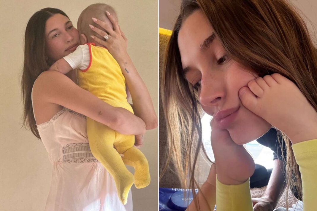Hailey Bieber’s Playful Parenting: Son Jack Blues Steals the Spotlight Ahead of First Birthday