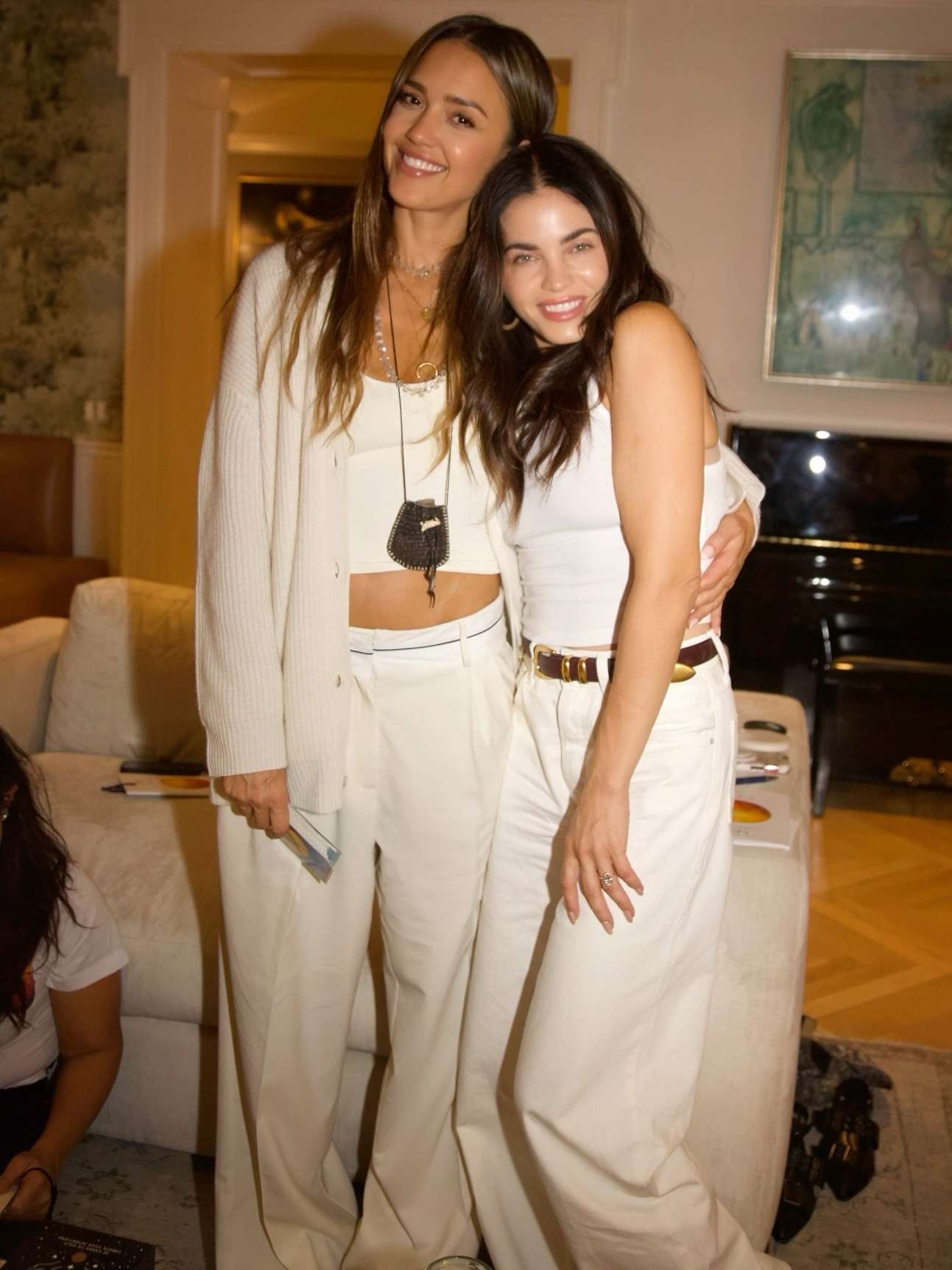 Jessica Alba and a friend
