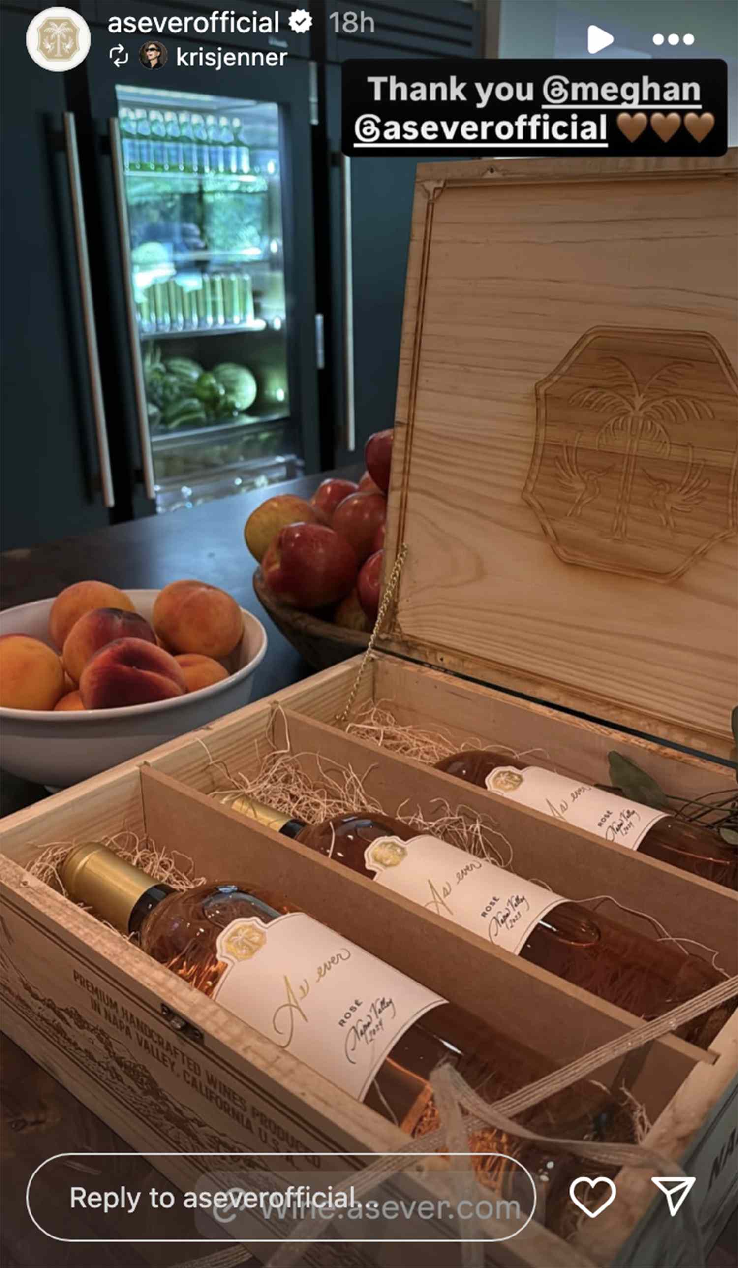Kris Jenner Thanks Meghan Markle for Gifting Her As Ever Rosé After the Duchess Showed the Kardashians Love