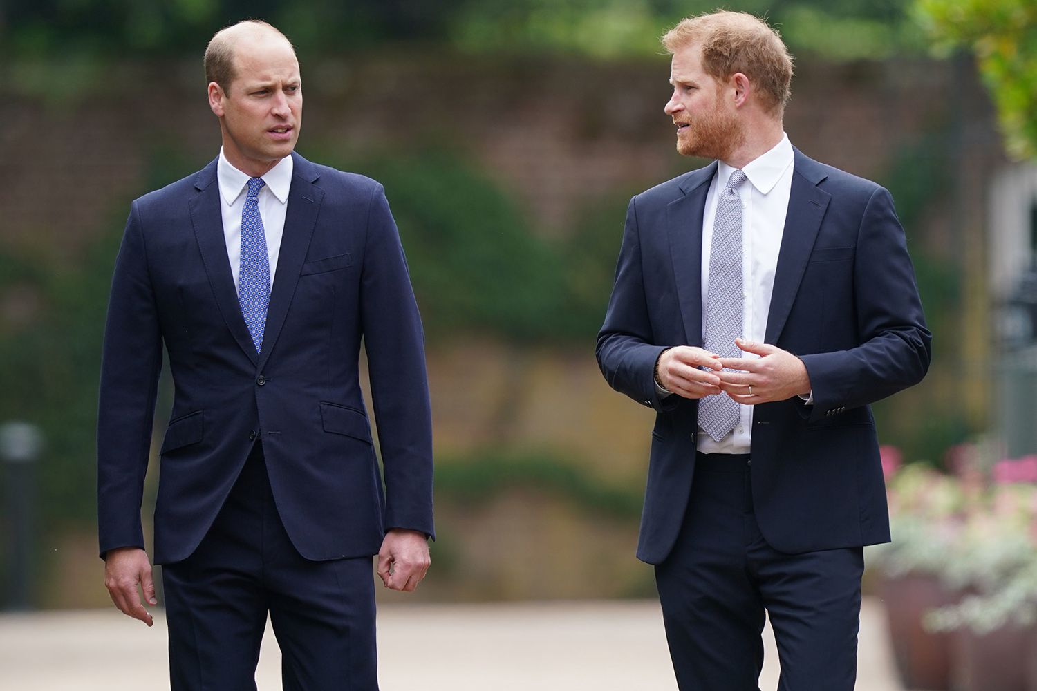 Diana Princess Of Wales, Prince William & Prince Harry Visit The