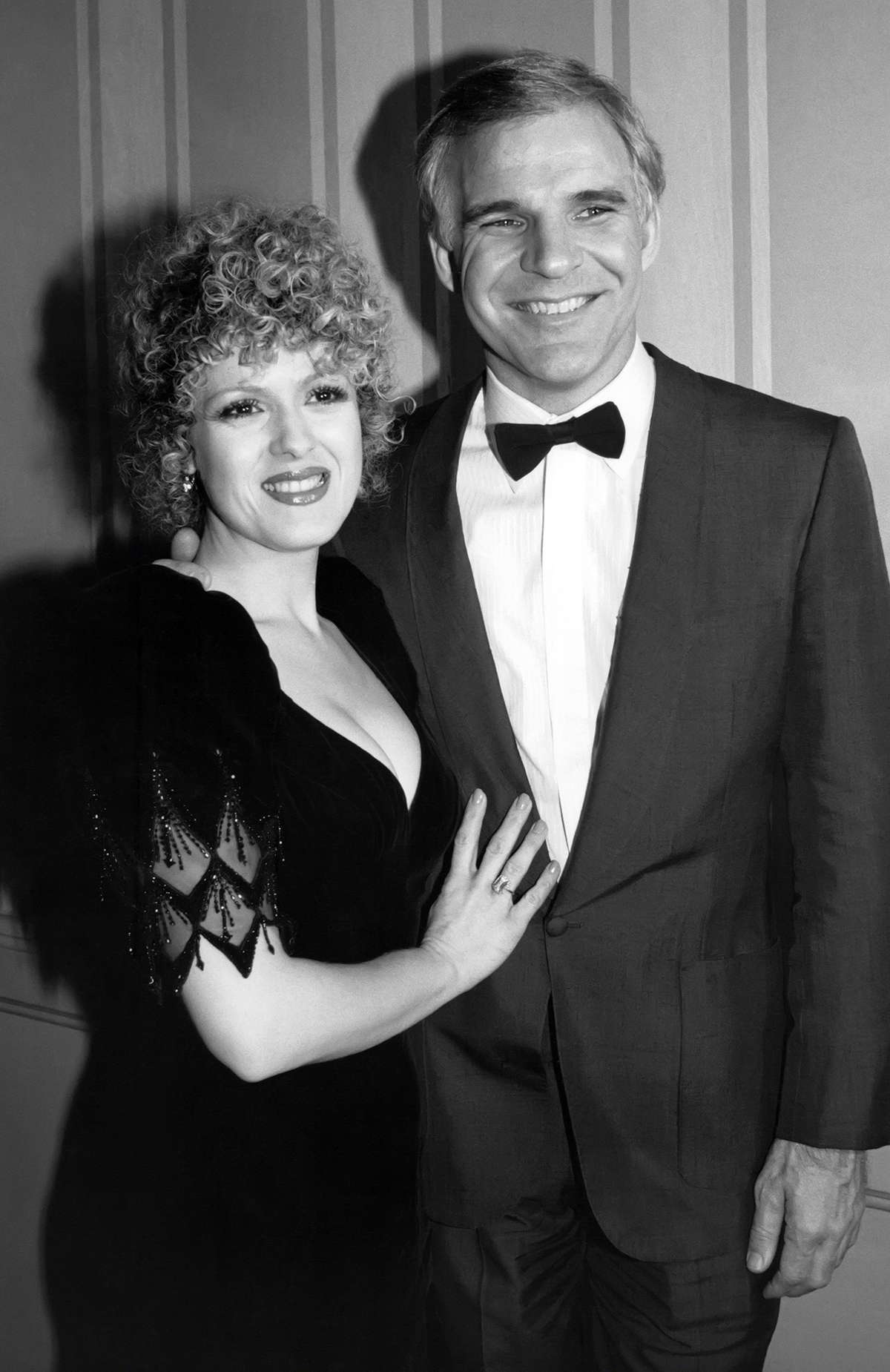 Bernadette Peters and Steve Martin circa 1981 in New York City.
