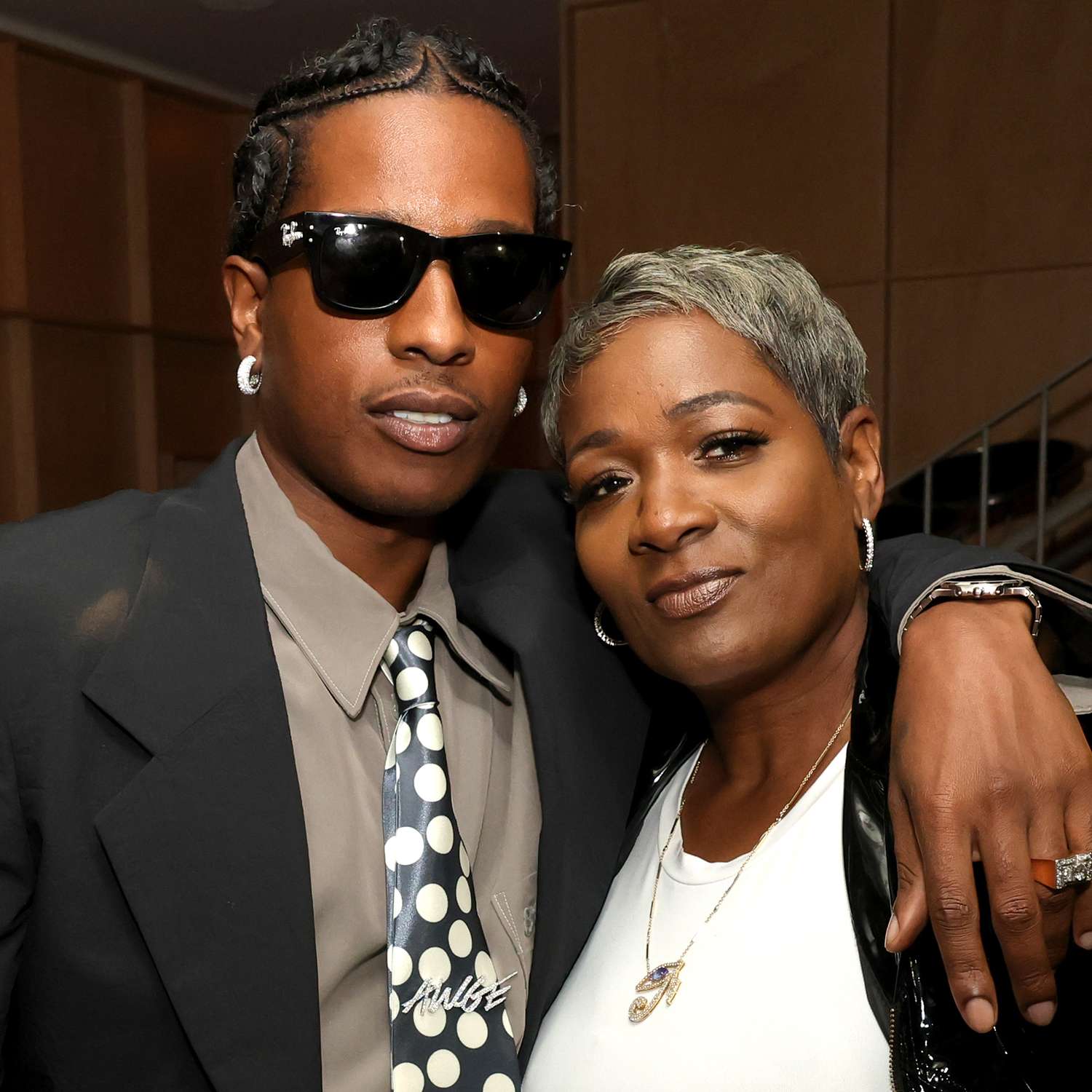 ASAP Rocky and his mother Renee Black at Highest 2 Lowest Los Angeles Special Screening