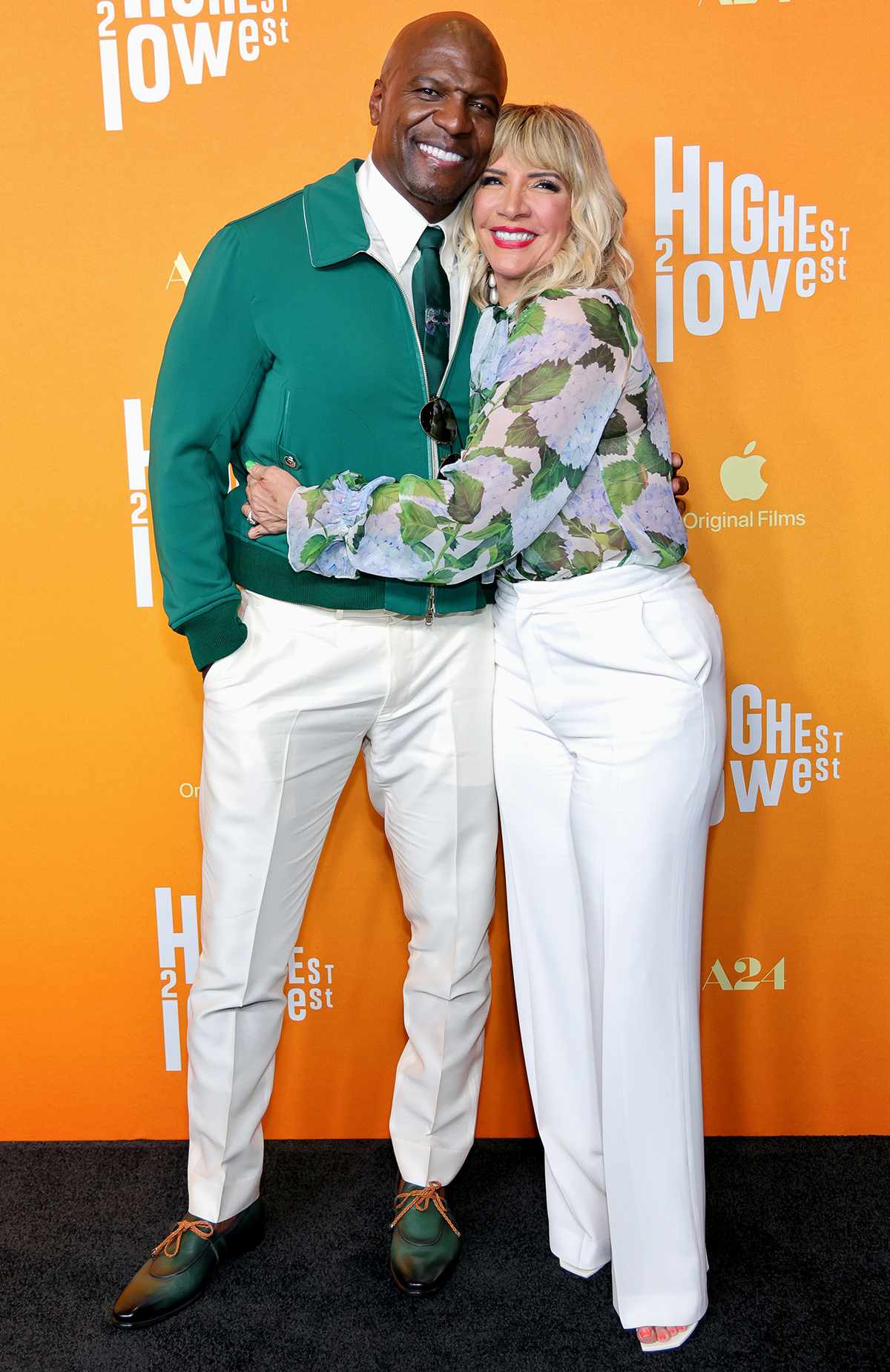 Terry Crews and Rebecca Crews at Highest 2 Lowest Los Angeles special screening