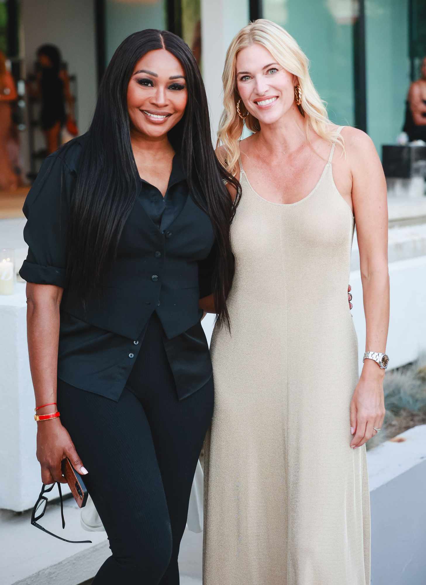 Cynthia Bailey, Kristen Taekman at DIME TBT Eye Cream Launch Event