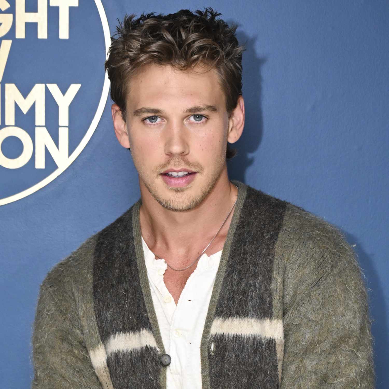 Austin Butler backstage on The Tonight Show Starring Jimmy Fallon