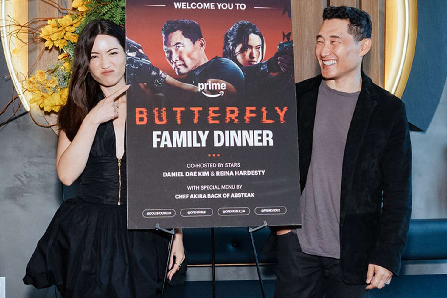 Daniel Dae Kim and Reina Hardesty for Butterfly premiere