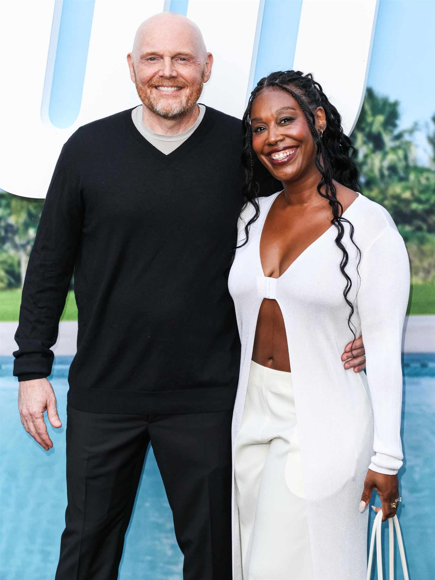 Bill Burr and Nia Renee Hill at Nobody 2 Premiere