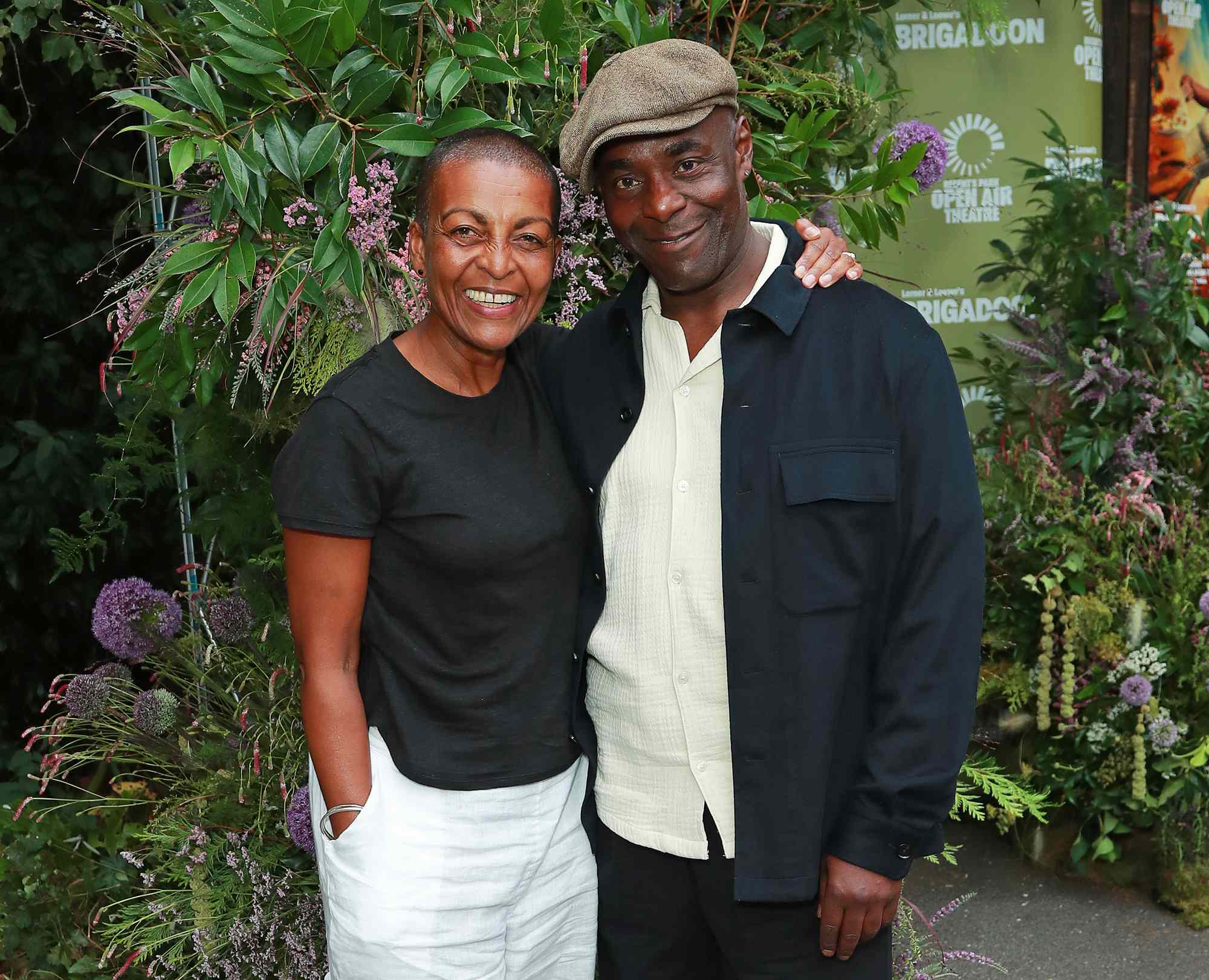 Adjoa Andoh and Paterson Joseph at Brigadoon press night
