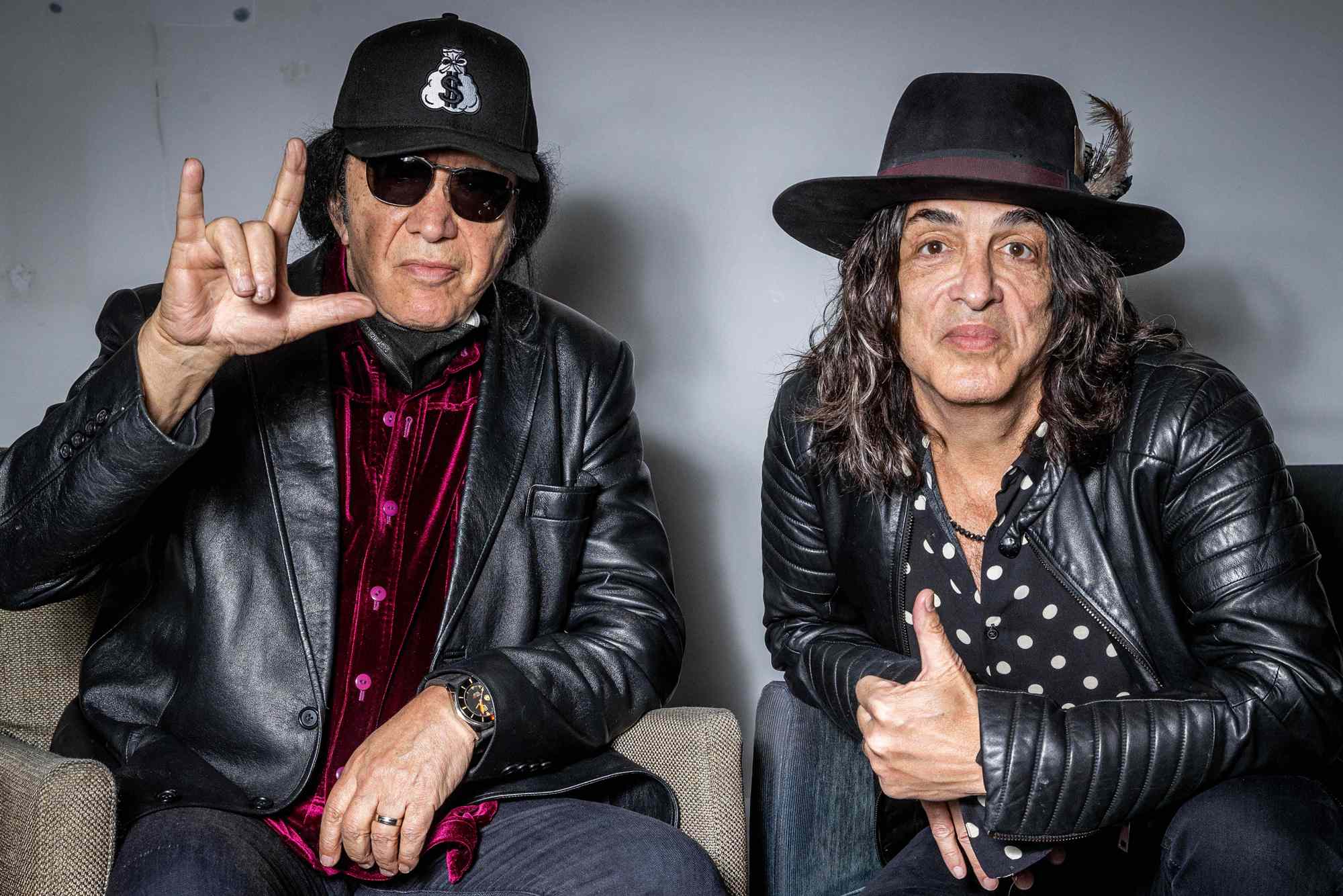 Gene Simmons and Paul Stanley of KISS perform during KISS: End of the Road World Tour