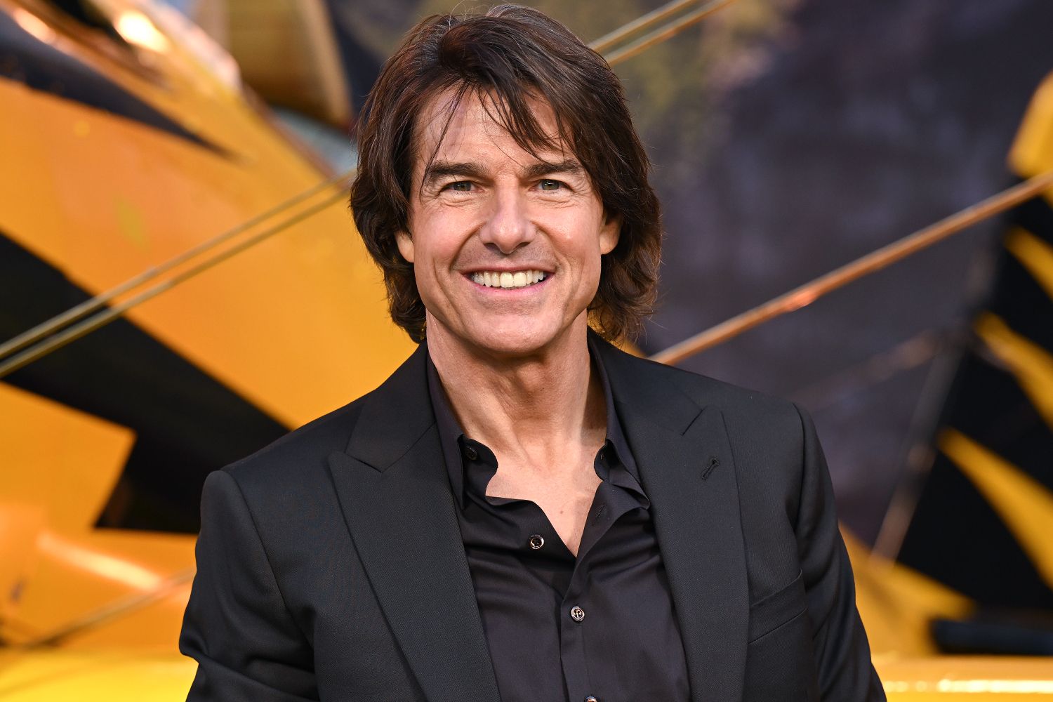 Tom Cruise attends the Global Premiere Red Carpet in support of "Mission: Impossible - The Final Reckoning" at Leicester Square on May 15, 2025, in London, England.