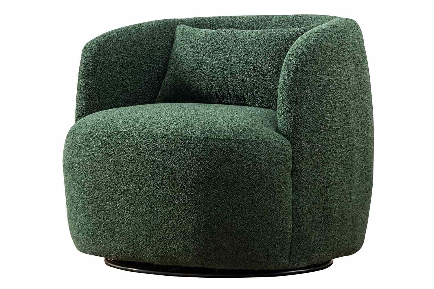Wayfair Kelly Clarkson Home Sydney 34 Wide Boucle Upholstered Swivel Armchair