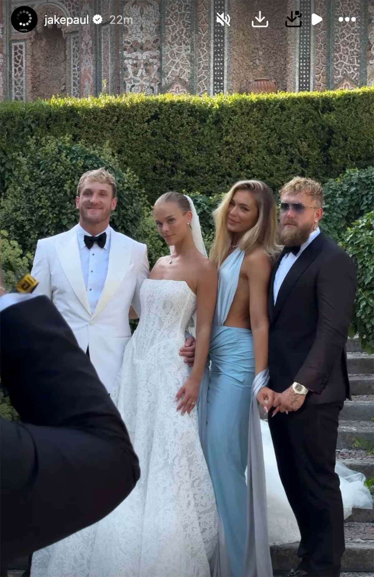 Jake Paul posts about brother Logan