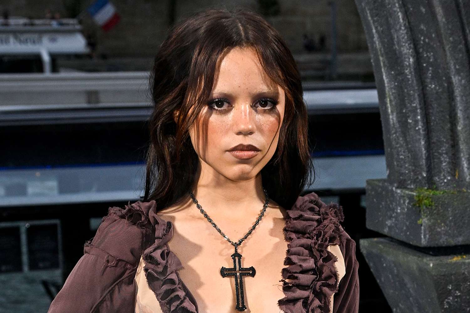 Jenna Ortega attends Le Beach Club de Mercredi (Wednesday