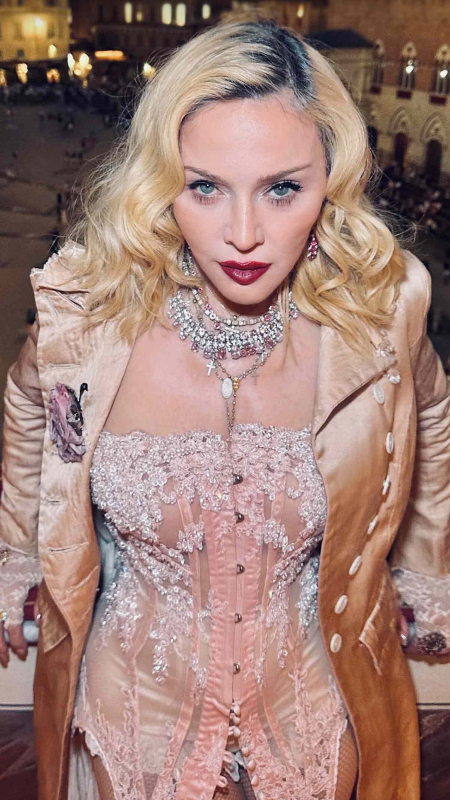 Madonna Celebrates Her 67th Birthday in Italy with Boyfriend, Daughters and a Huge Labubu Cake