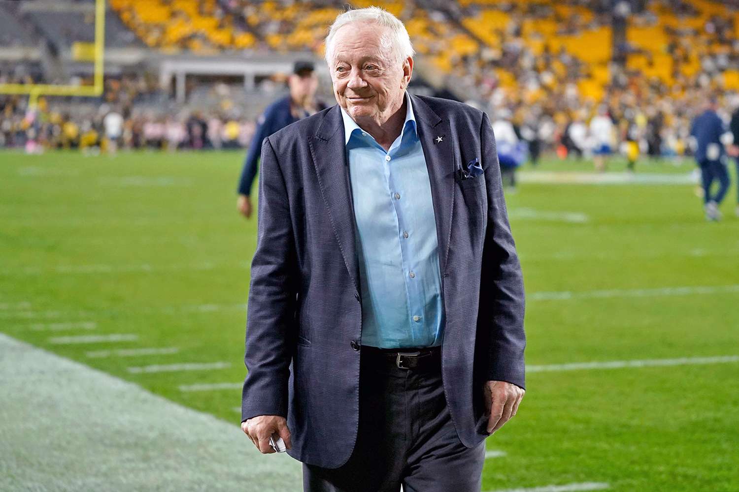 Jerry Jones during the Pittsburgh Steelers vs Dallas Cowboys at Acrisure Stadium in Pittsburgh.