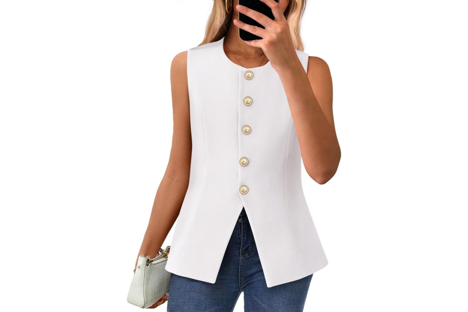 Amazon BTFBM Summer Sleeveless Blazer Vest
