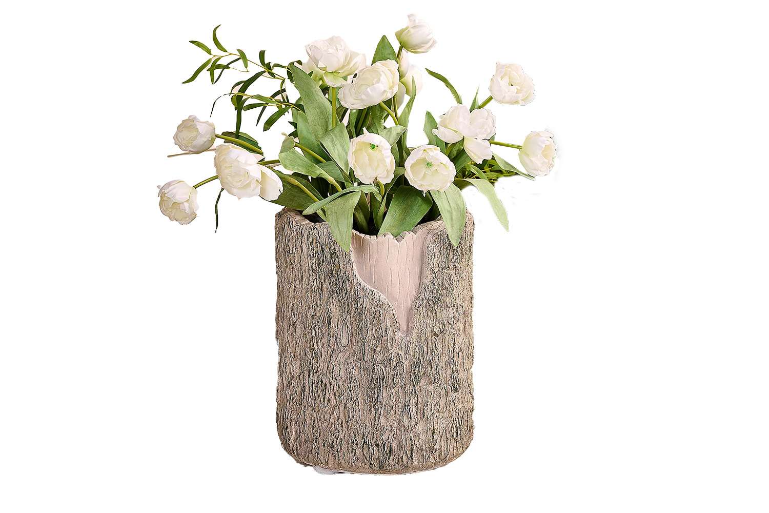 Martha Stewart Medium Faux Bois Planter