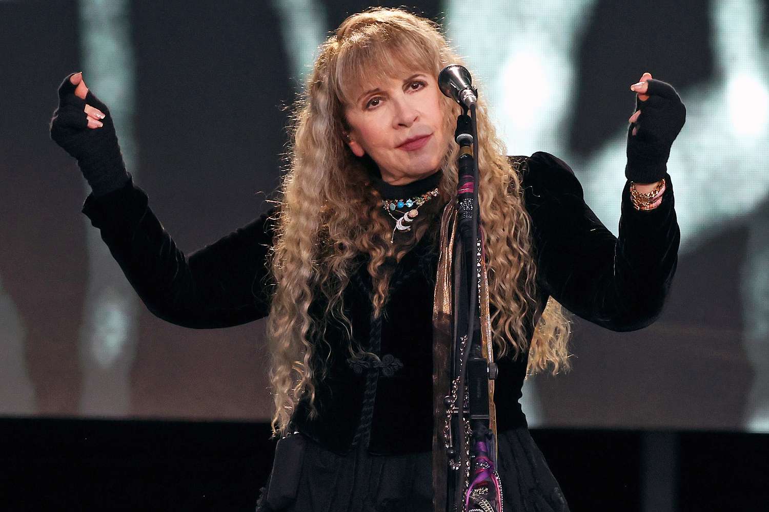 Stevie Nicks performs onstage during 2024 BottleRock Napa Valley at Napa Valley Expo on May 24, 2024 in Napa, California.