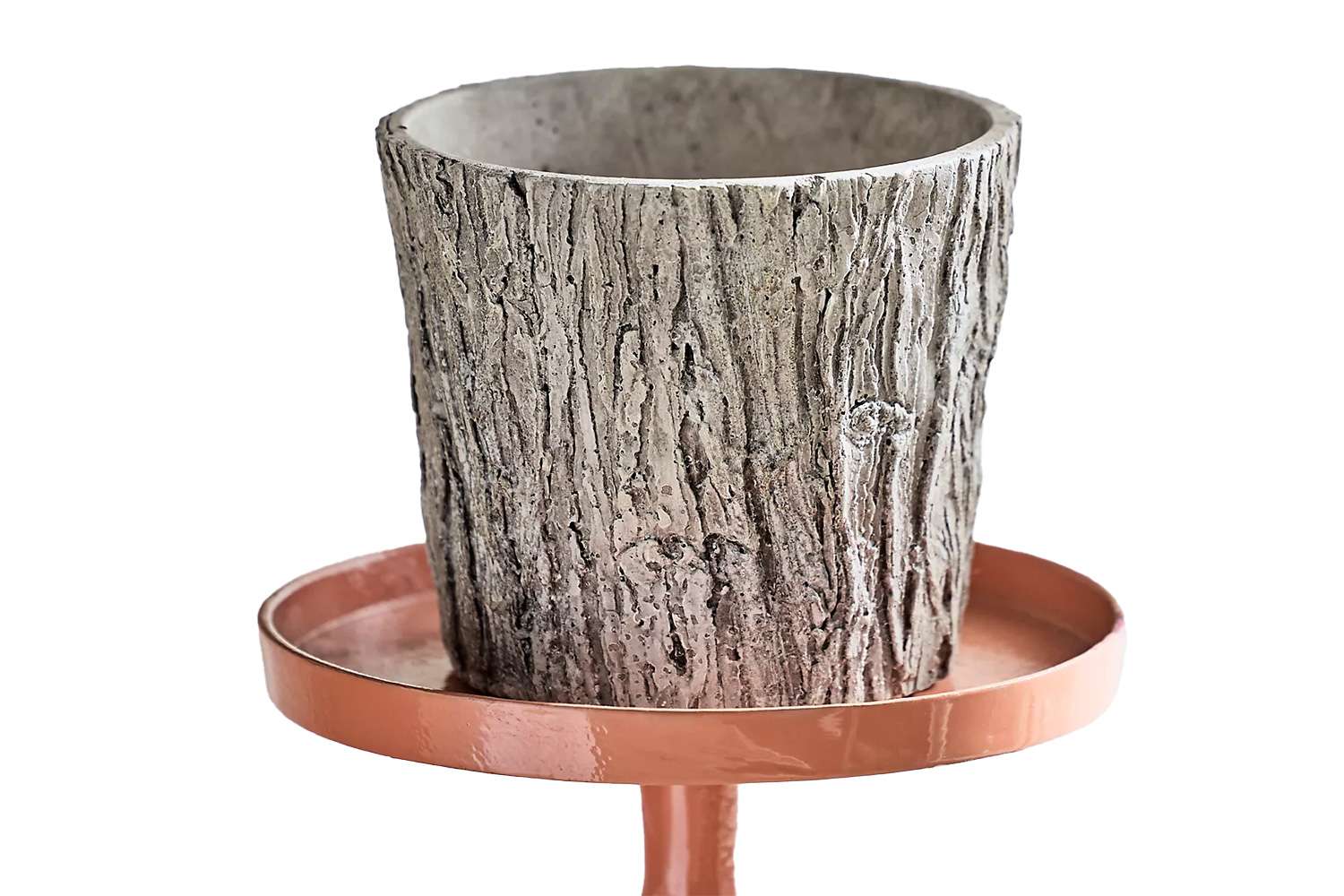 Anthropologie Faux Bois Taper Planter