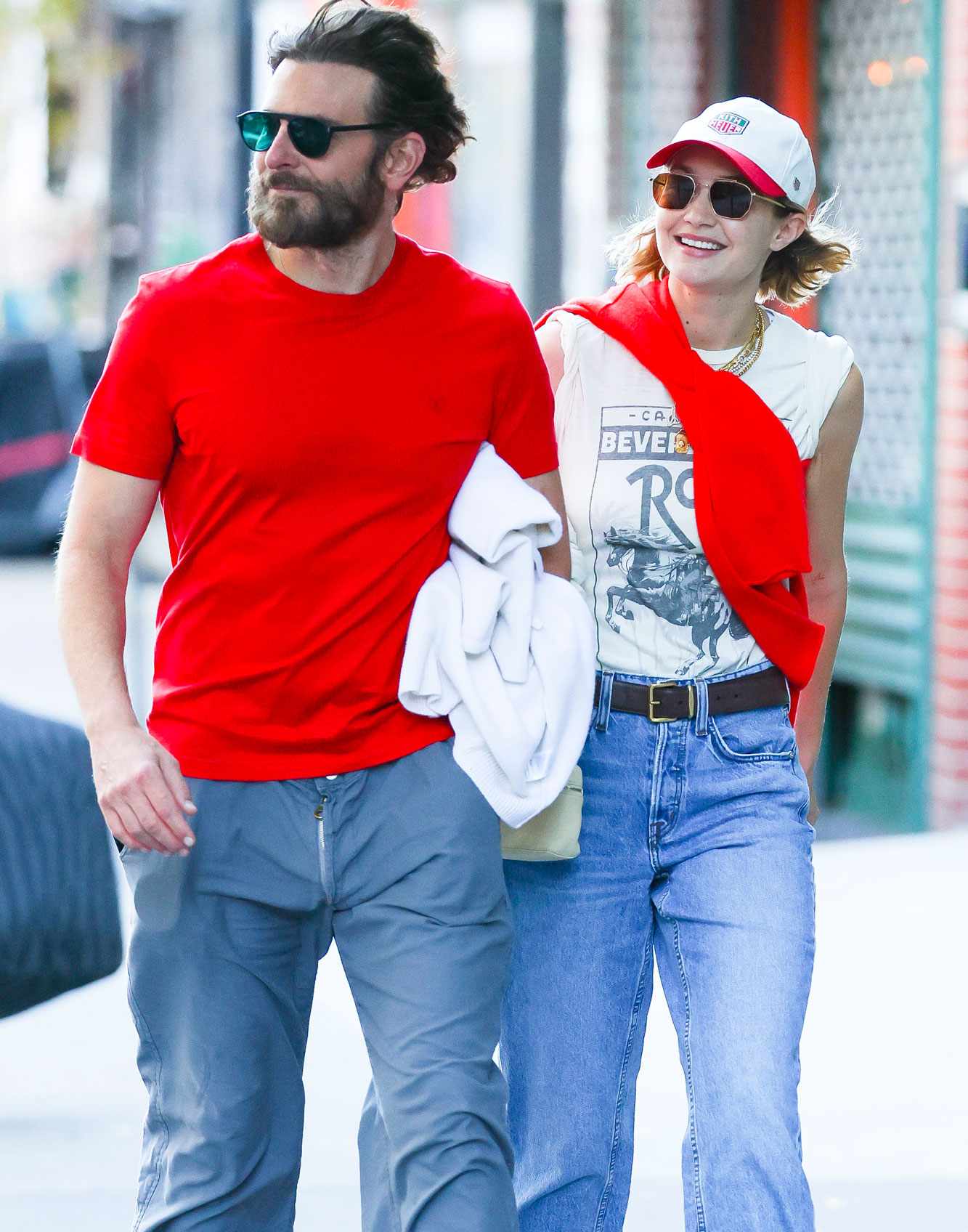 Bradley Cooper and Gigi Hadid in NoHo