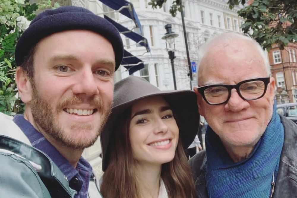 Charlie McDowell, Lily Collins, Malcolm McDowell