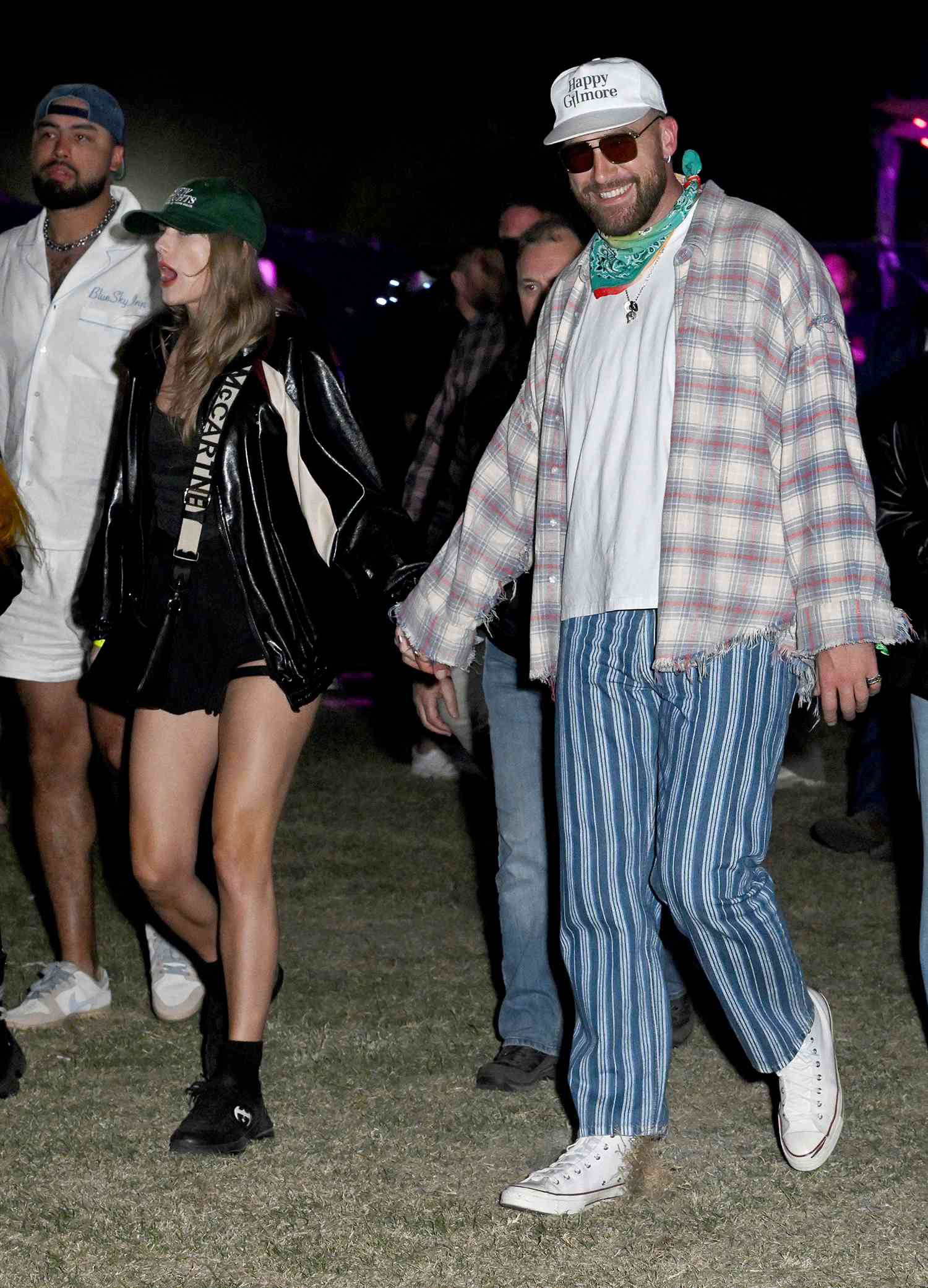 Taylor Swift and Travis Kelce at Neon Carnival held during the Coachella Music and Arts Festival