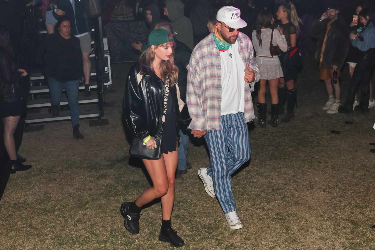 Taylor Swift, Travis Kelce at the Liquid I.V. Presents Neon Carnival in Association with Patron El Alto and The Levi