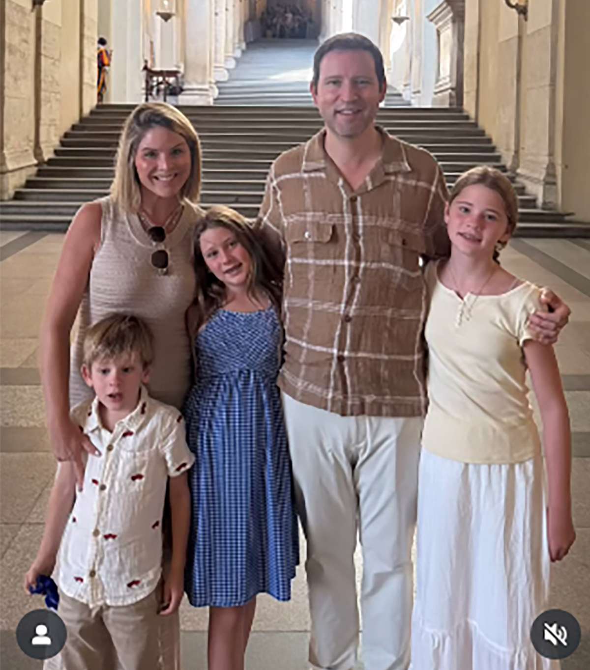 Jenna Bush Hager family pics in rome
