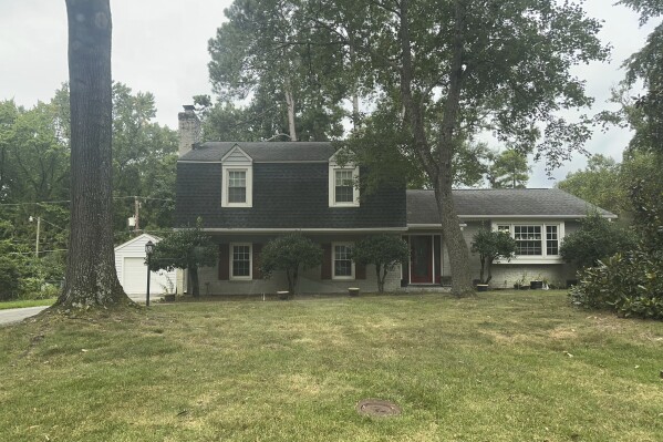 This home in a suburb of Richmond, Va., is listed as the headquarters of Acquisition Logistics LLC, a small business that won a contract from the Trump administration worth up to $1.2 billion to build and operate what is expected to be the nation