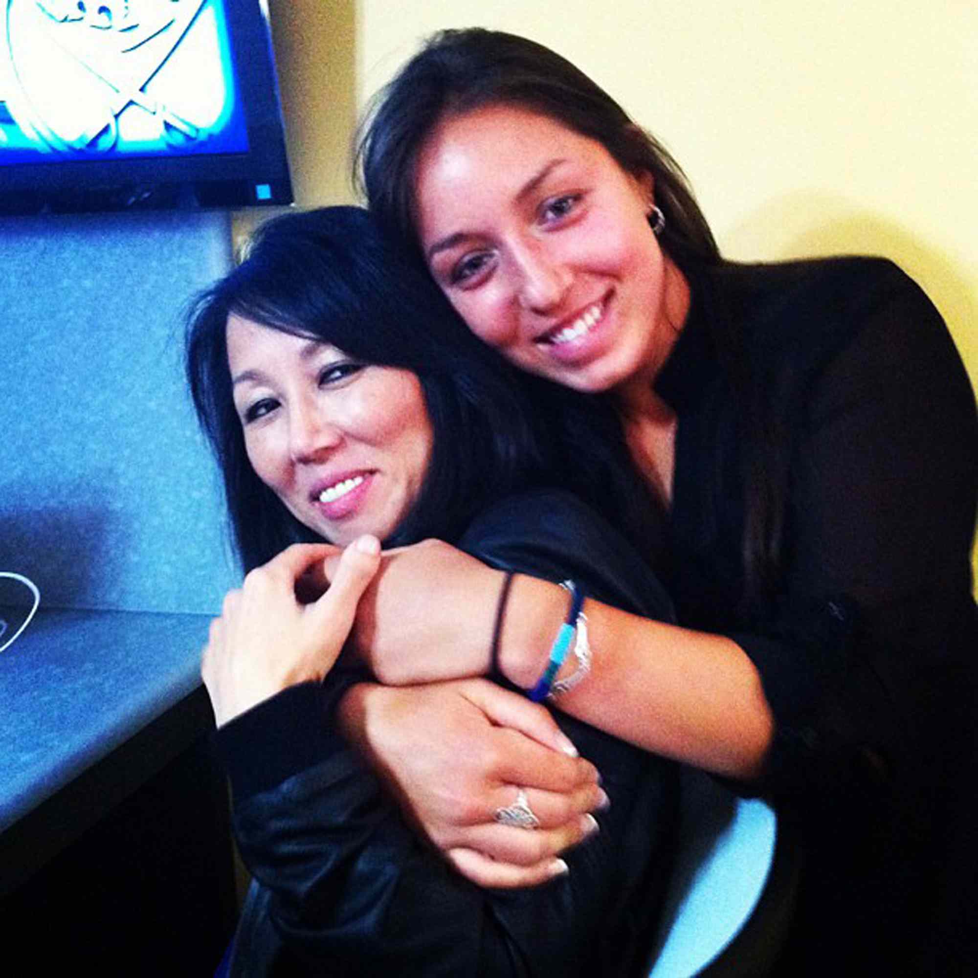 Kim Pegula and Jessica Pegula.