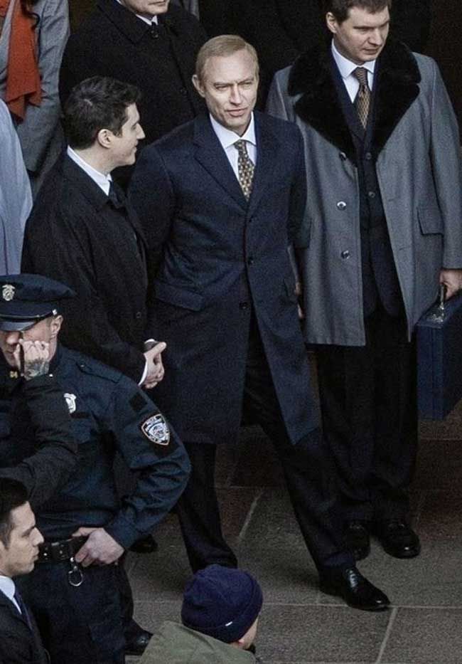 Jude Law disguised as Vladimir Putin for Olivier Assayas