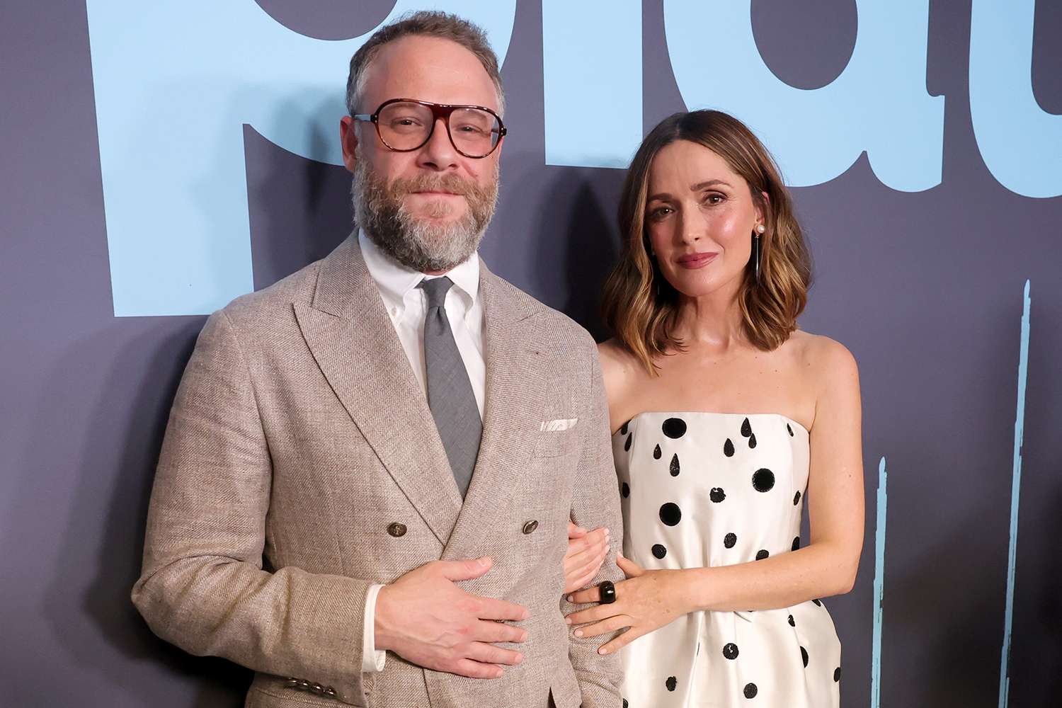 Seth Rogen and Rose Byrne attend the Premiere Event of Apple TV+