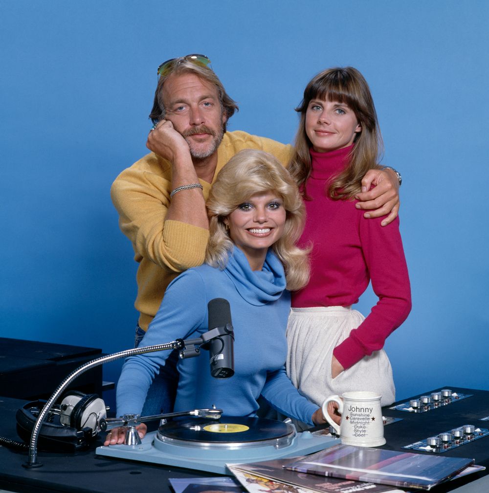 WKRP in Cincinnati cast with Howard Hesseman, Loni Anderson, and Jan Smithers