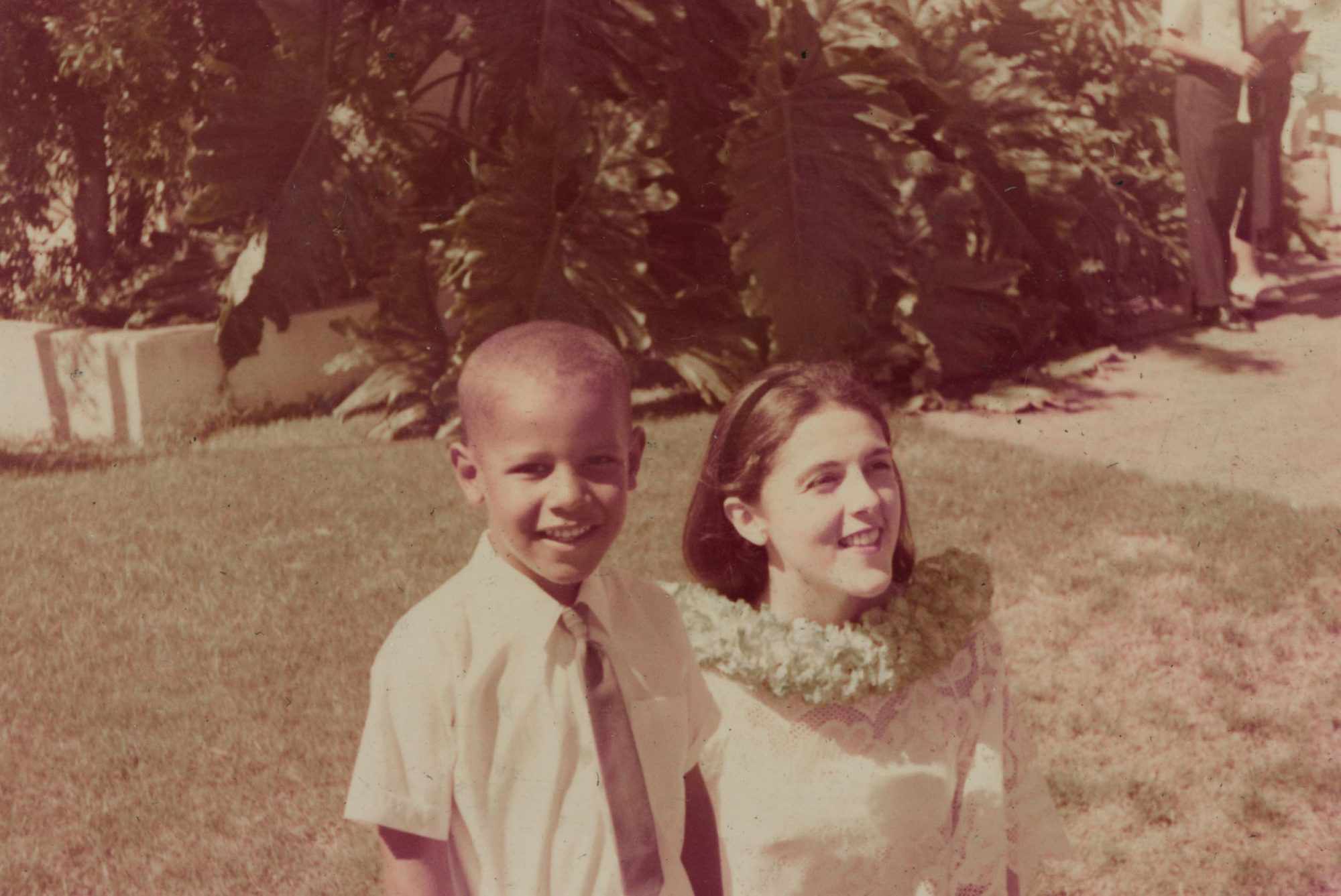 Young Barack Obama in Hawaii