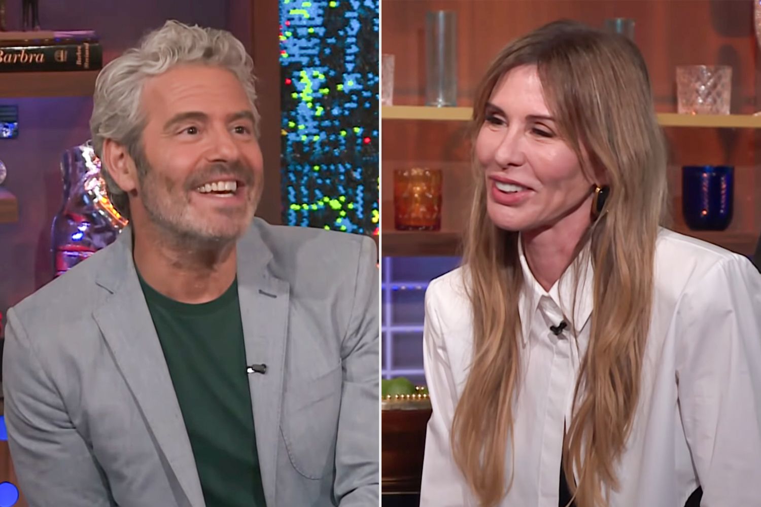 Andy Cohen and Carole Radziwill attend "The Real Housewives Of New York City" Season 9 Premiere Party at The Attic Rooftop Lounge on April 5, 2017 in New York City.