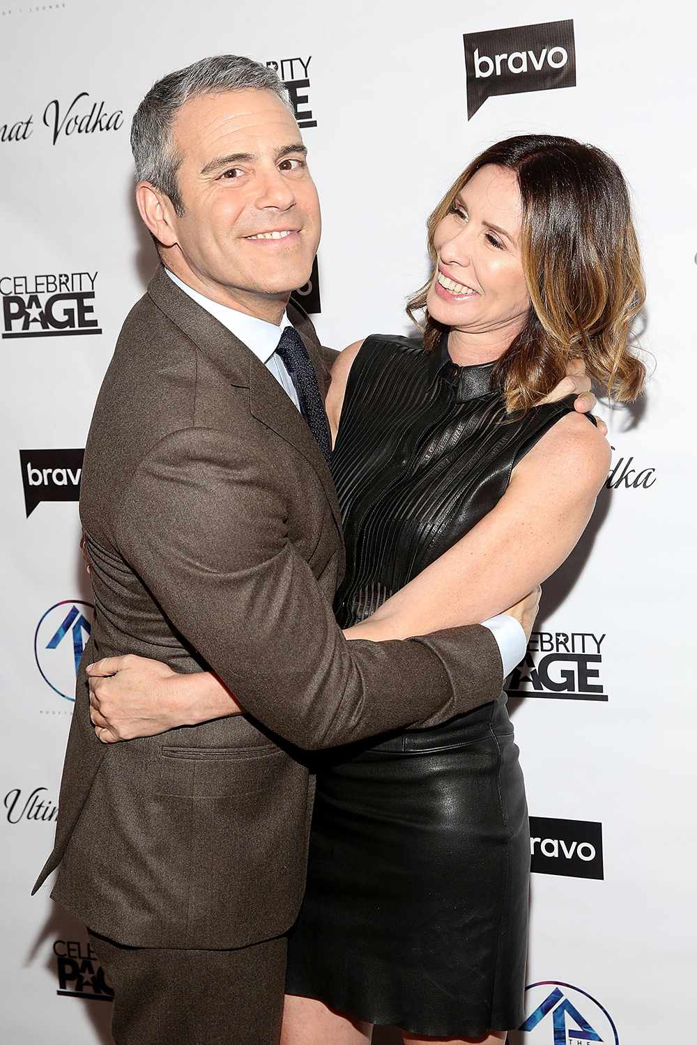 Andy Cohen and Carole Radziwill attend "The Real Housewives Of New York City" Season 9 Premiere Party at The Attic Rooftop Lounge on April 5, 2017 in New York City.