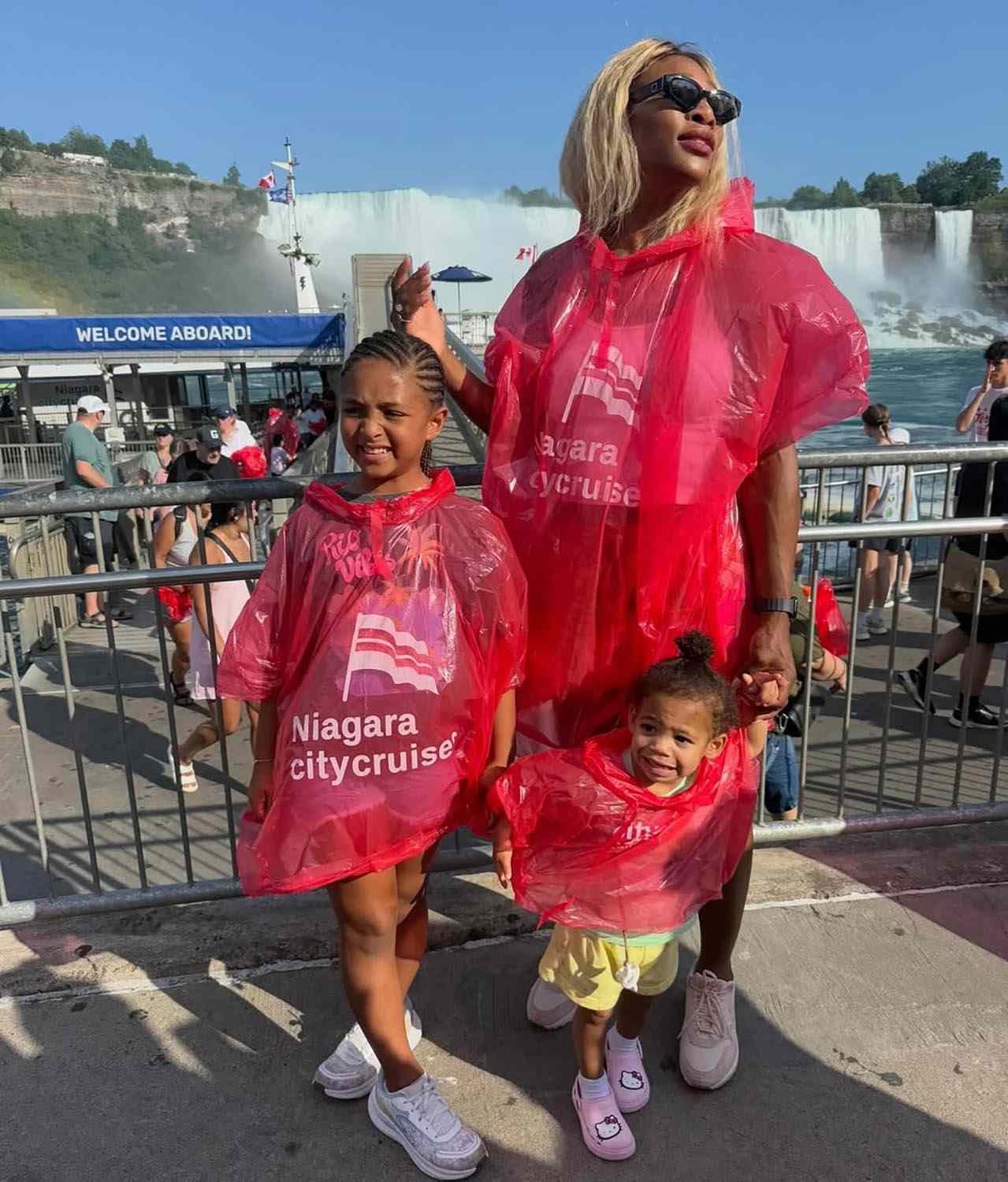 Serena Williams Takes Daughters Olympia and Adira on Epic Trip to Visit the 7 Wonders of the World
