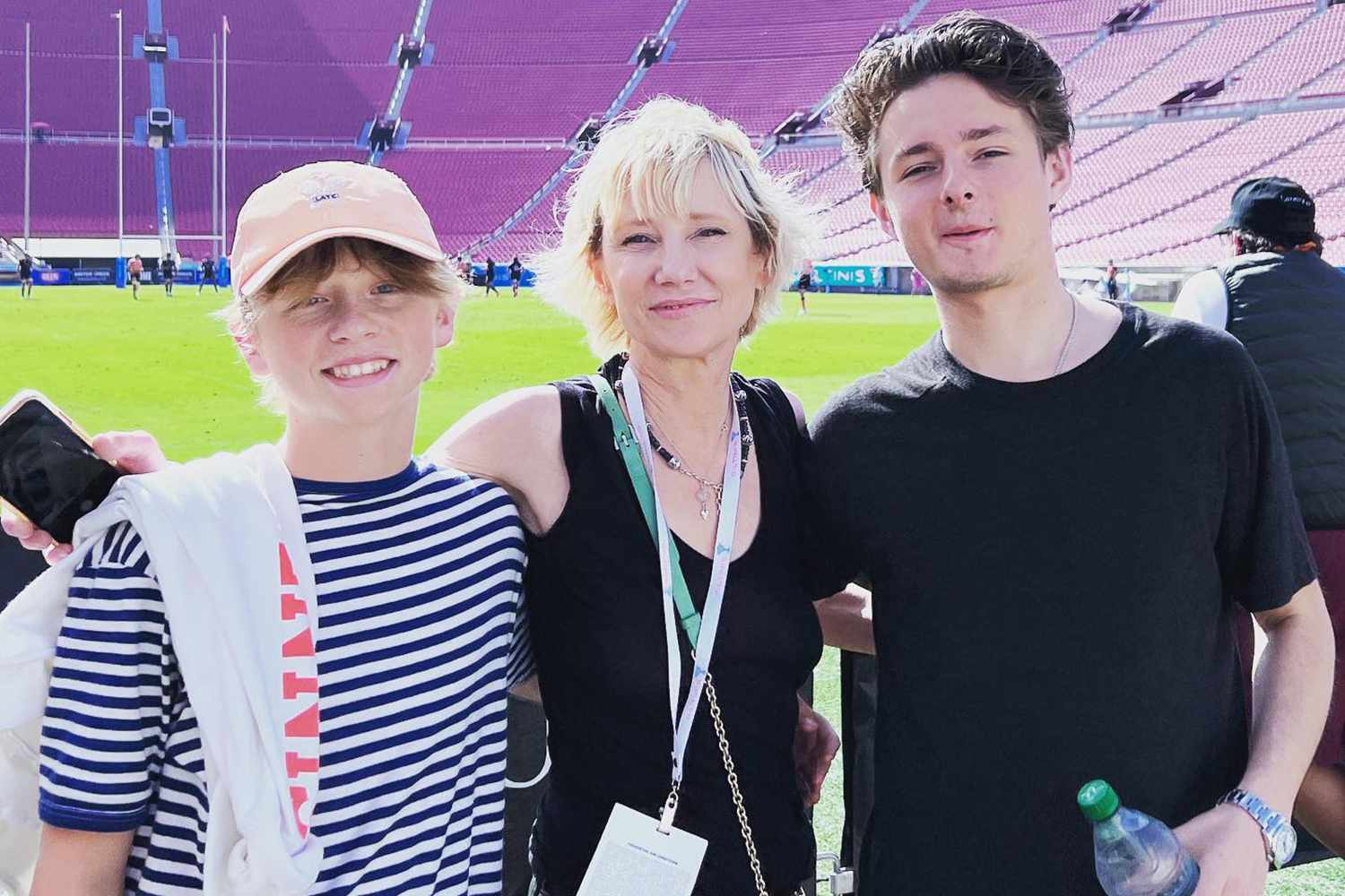 Anne Heche with sons Atlas and Homer