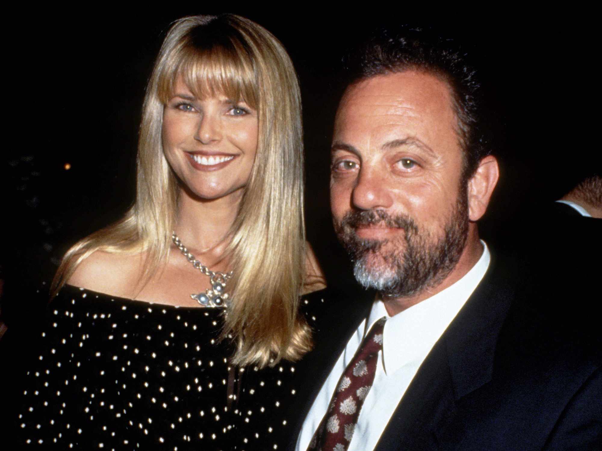 Christie Brinkley and Billy Joel circa 1993 in New York City
