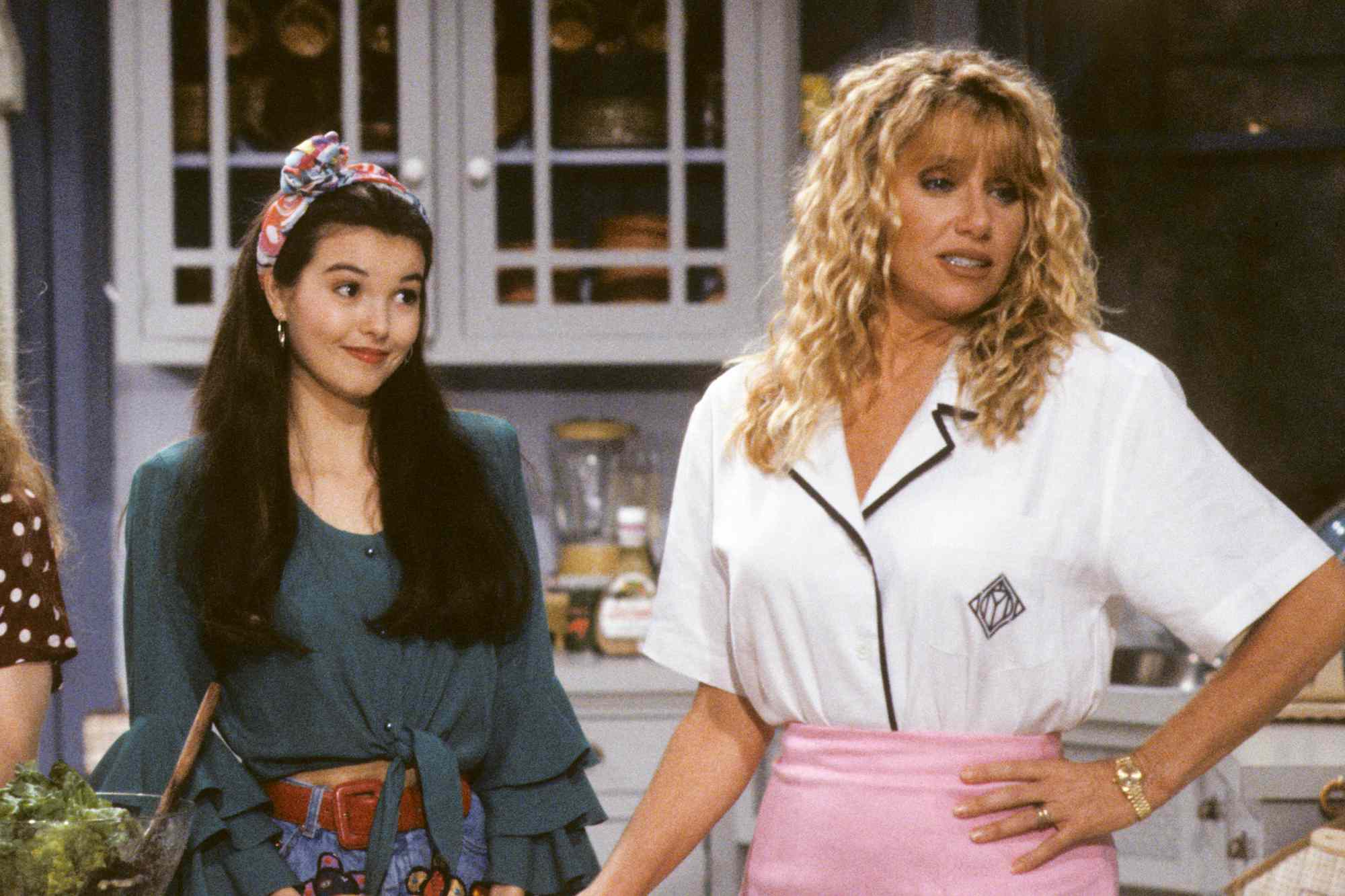 Angela Watson and Suzanne Somers on Step by Step