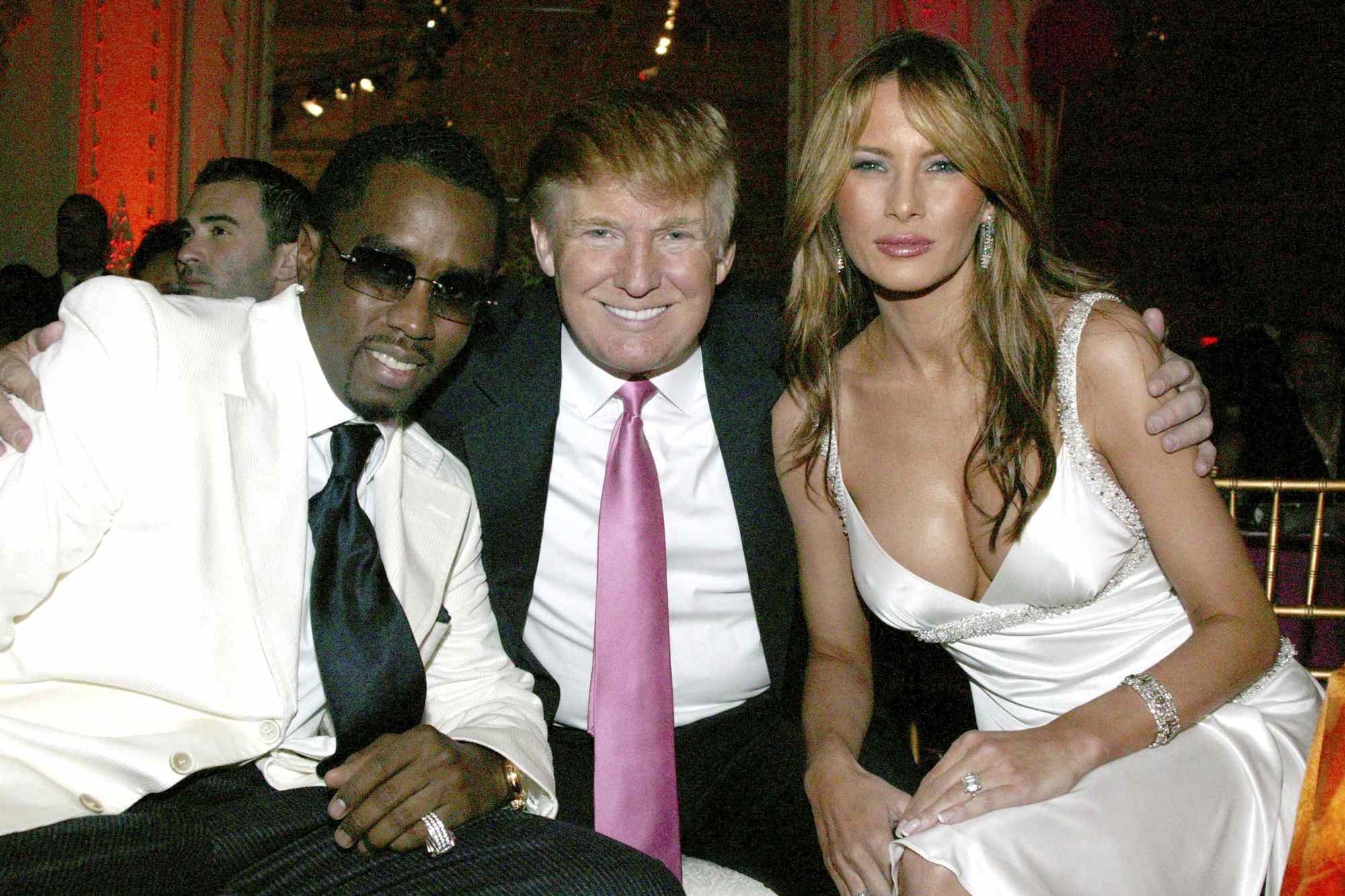 Sean "P. Diddy" Combs, Donald Trump and Melania Trump