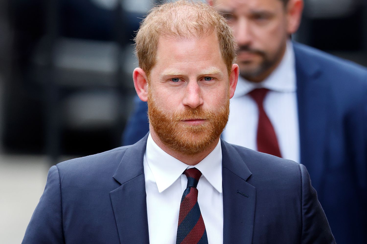 Prince Harry, Duke of Sussex attends day 2 of a Court of Appeal hearing regarding his security at the Royal Courts of Justice on April 9, 2025 in London, England.
