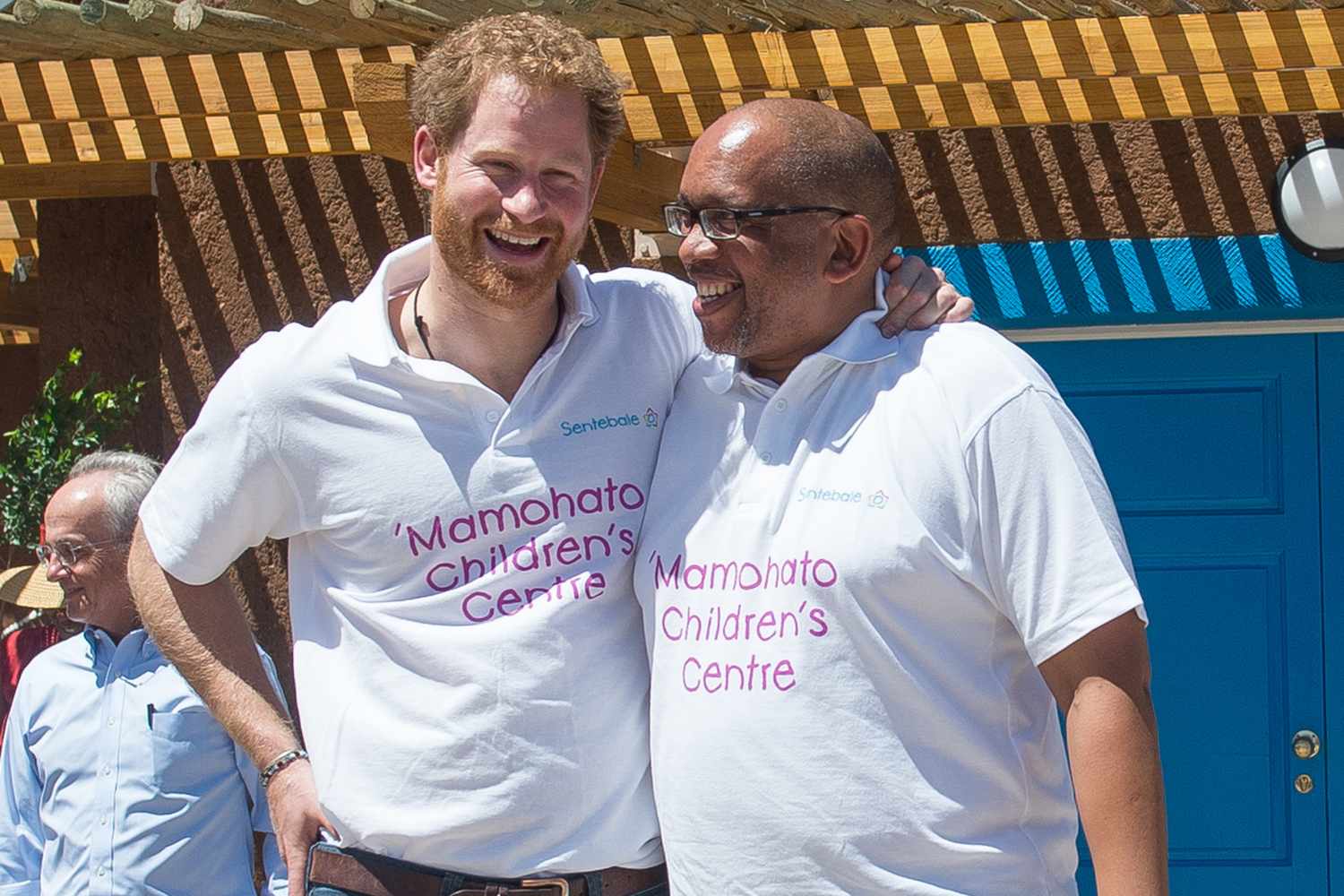 Prince Harry and Prince Seeiso of Lesotho attend the opening of Sentebale